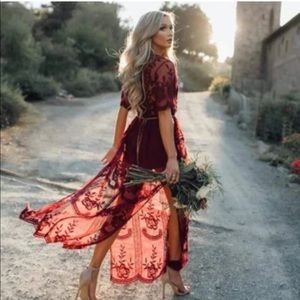 Boho lace dress